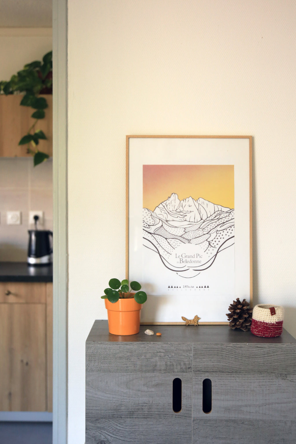 Affiche "le Grand Pic de Belledonne"