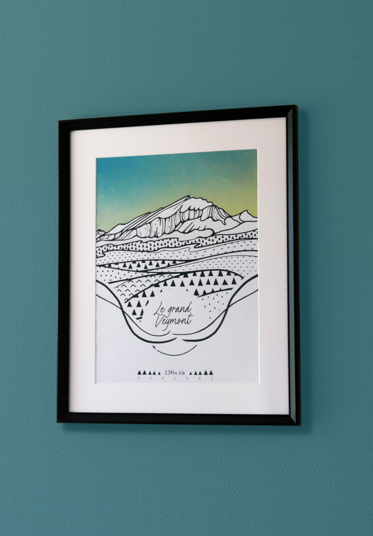 Affiche "le Grand Veymont"