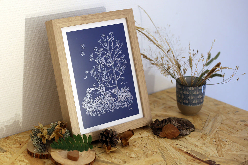 Illustration SILVER "Forêt illuminée"