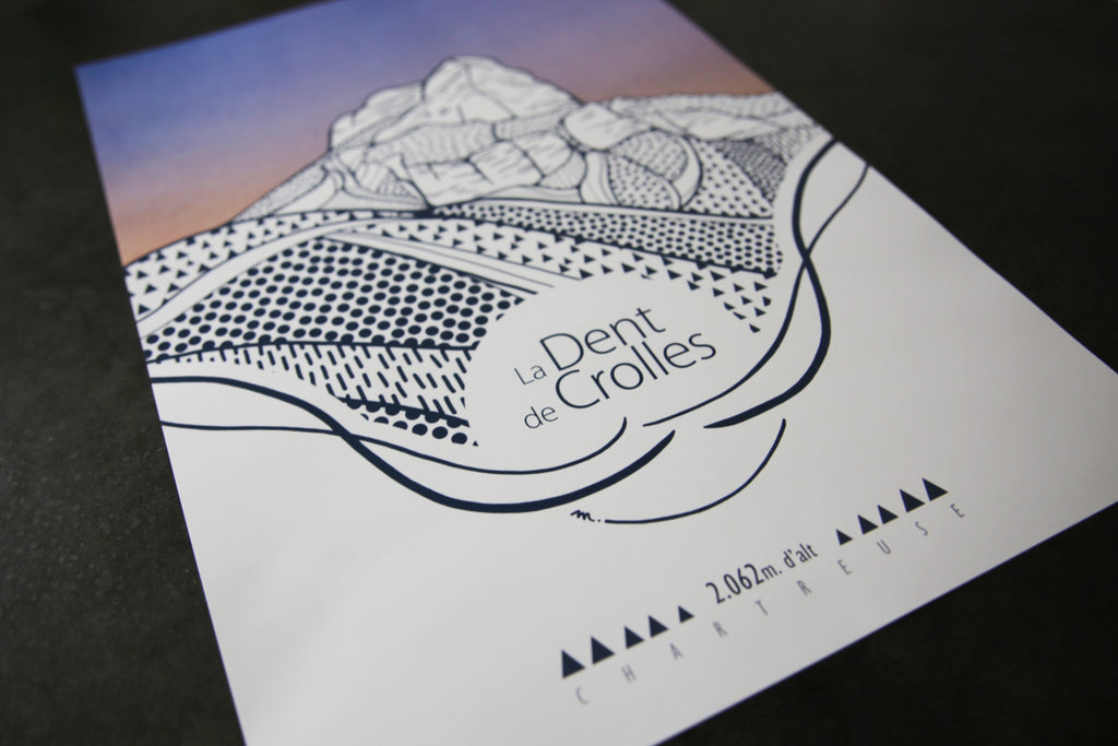 Affiche "la Dent de Crolles"