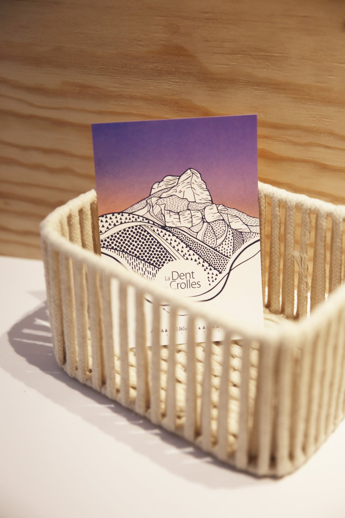 Illustration A6 "la Dent de Crolles"