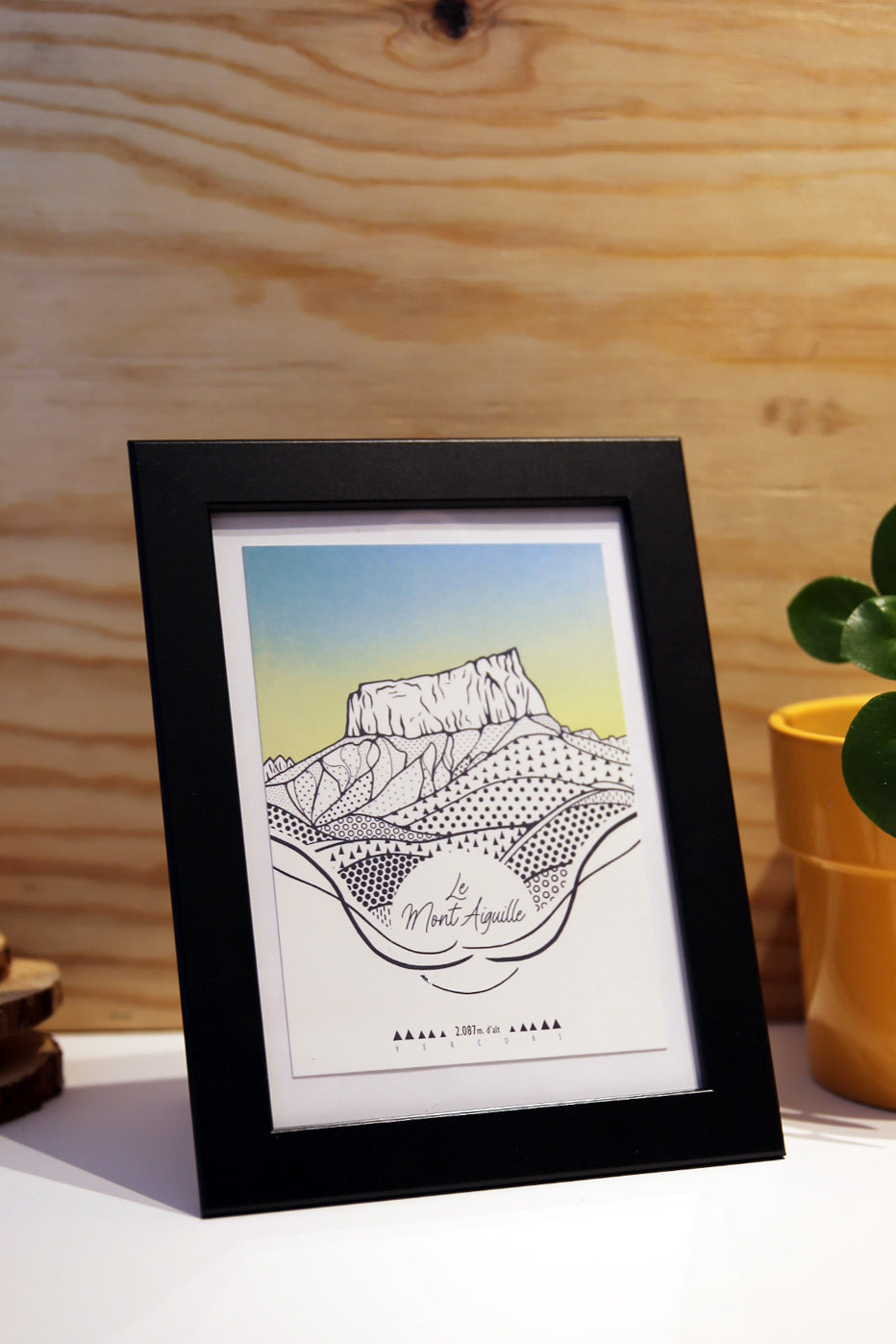Illustration A6 "Le Mont Aiguille"