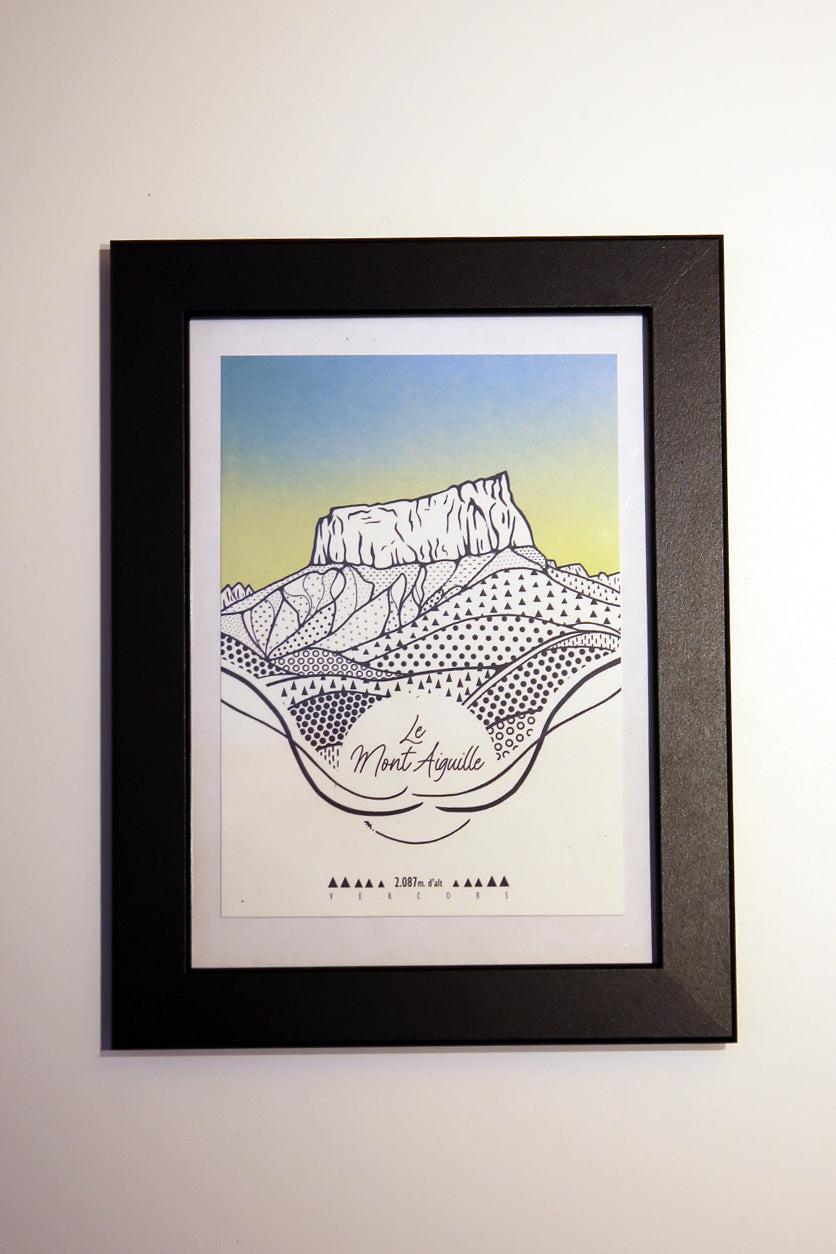 Illustration A6 "Le Mont Aiguille"